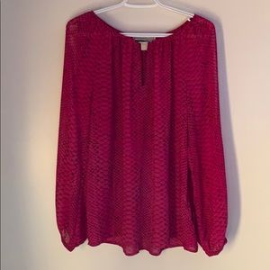 Michael Kors print blouse